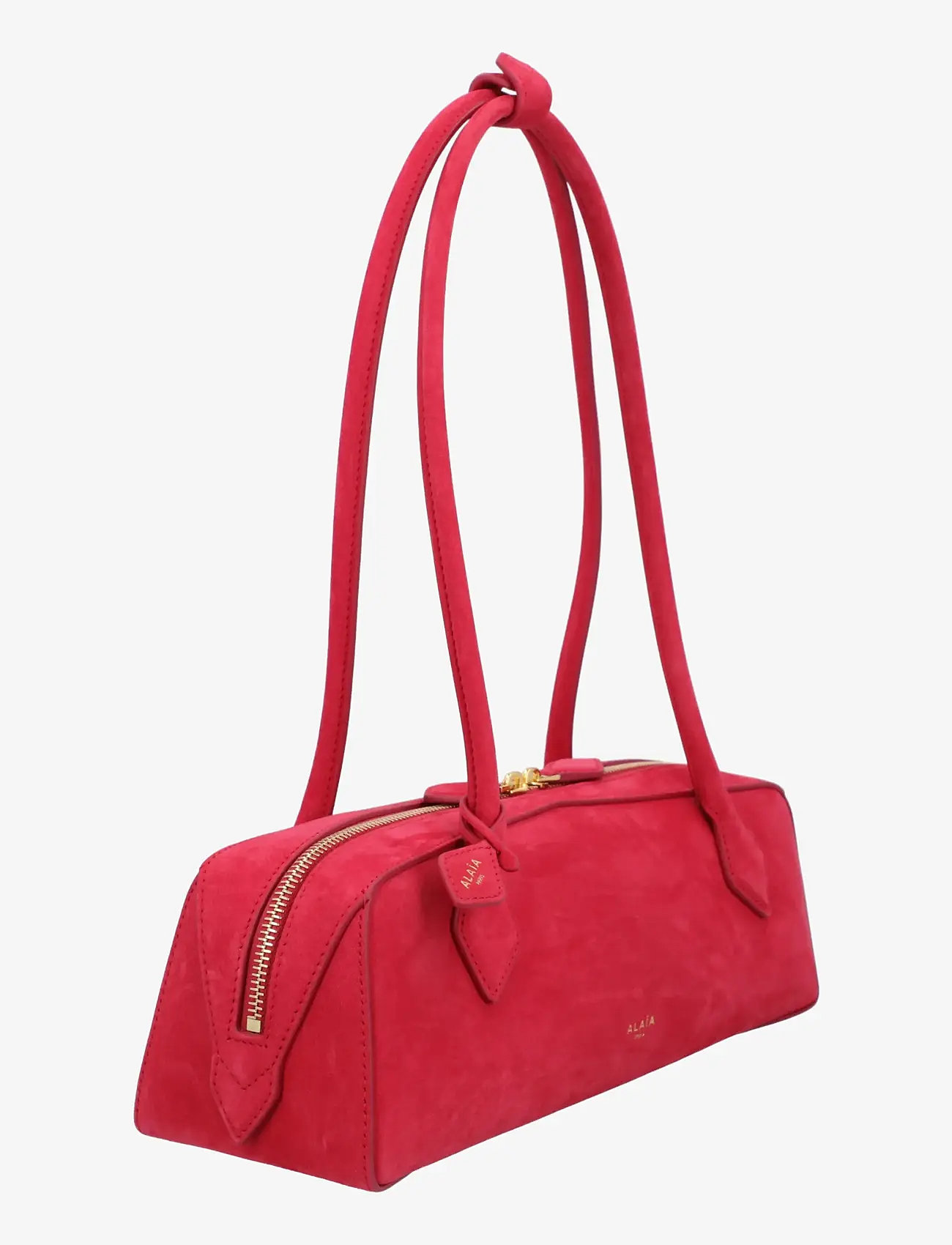Alaia - Le Teckel leather clutch bag - skuldertasker - red - 2