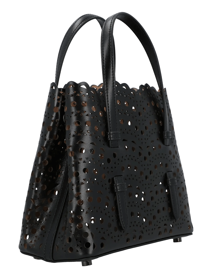 Alaia - Mina 20 Tote Bag - shoppers & tote bags - black - 1