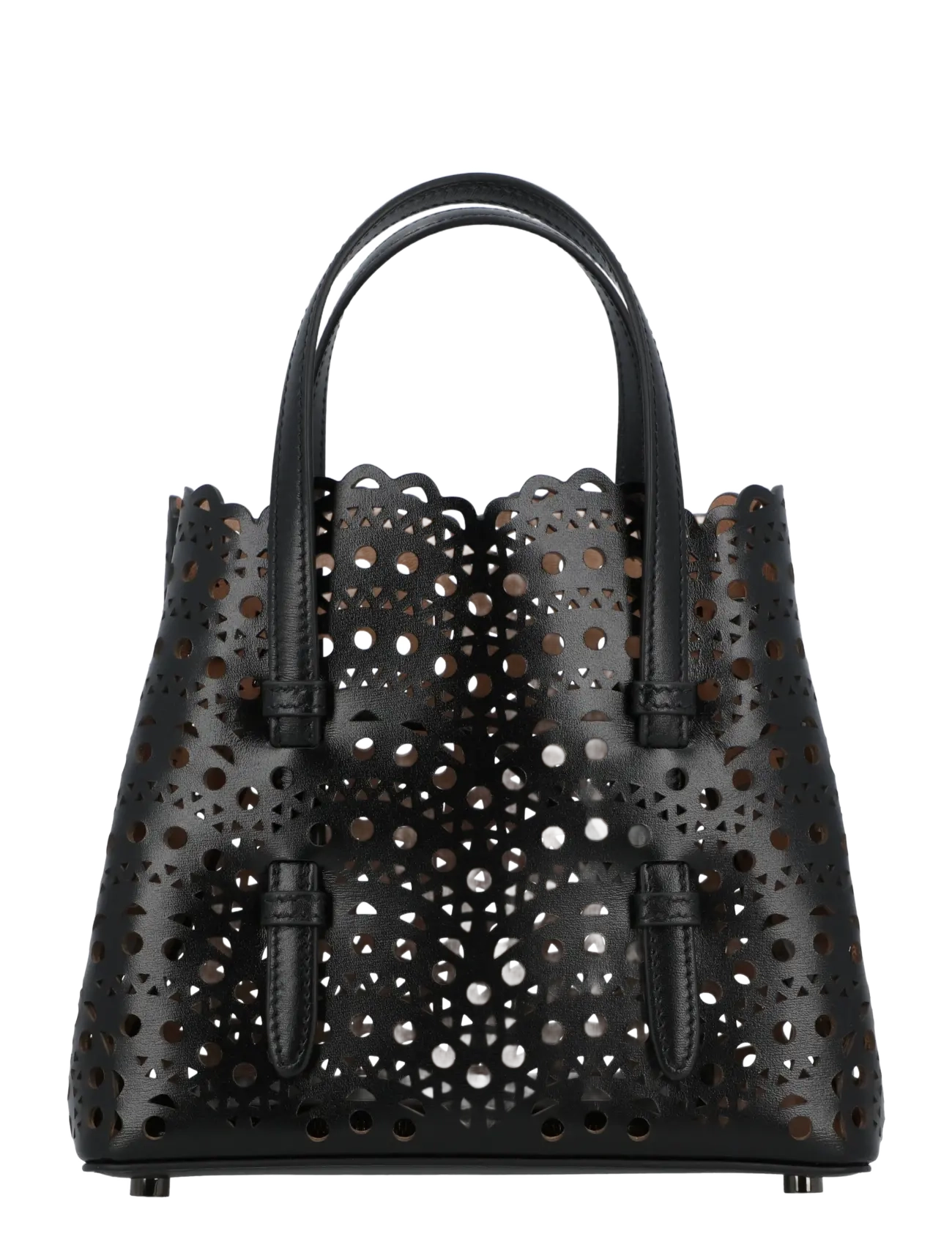 Alaia - Mina 20 Tote Bag - shoppers & tote bags - black - 2