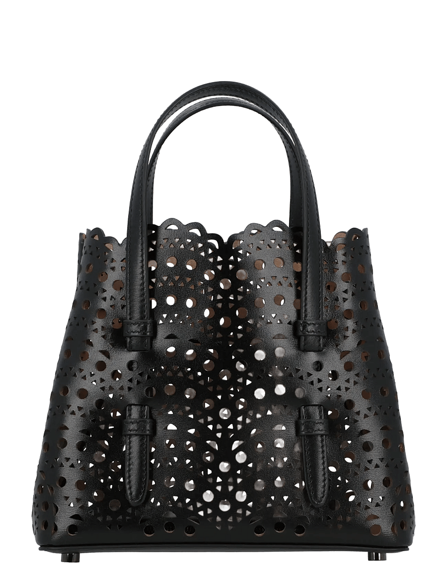 Alaia - Mina 20 Tote Bag - shoppers & tote bags - black - 2