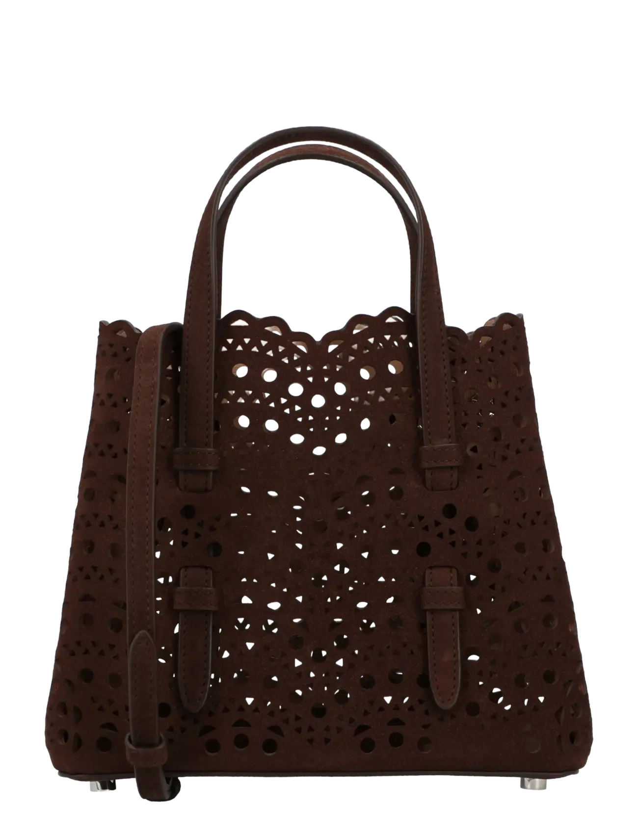 Alaia Mina 20 Tote Bag - Shoppers & Tote Bags - BROWN / brown