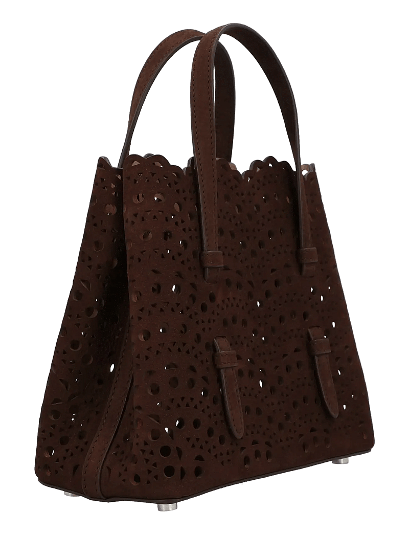 Alaia - Mina 20 Tote Bag - tote-stiilis kotid - brown - 1