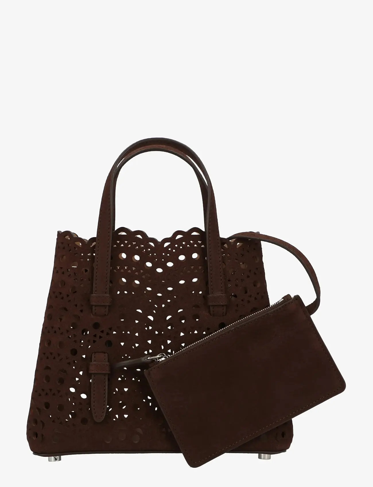 Alaia - Mina 20 Tote Bag - tote-stiilis kotid - brown - 3