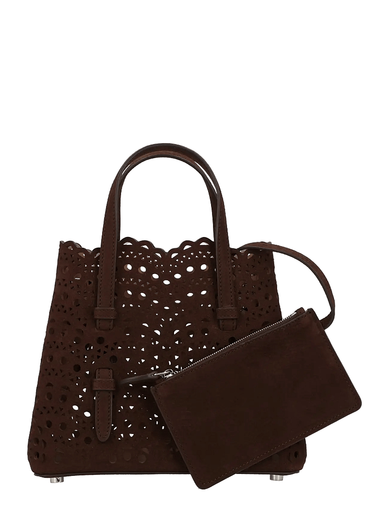 Alaia - Mina 20 Tote Bag - tote-stiilis kotid - brown - 3