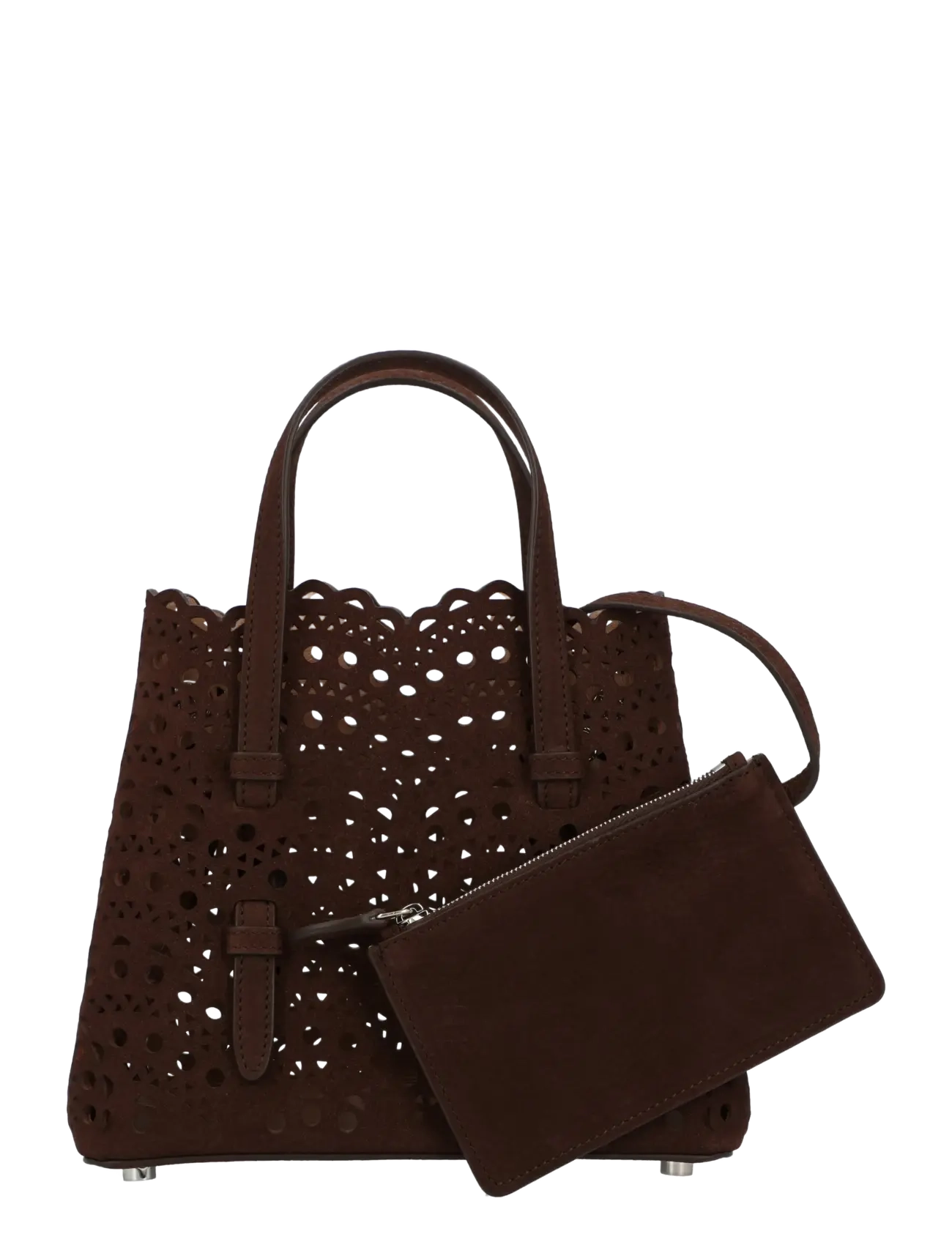 Alaia - Mina 20 Tote Bag - tote bags - brown - 3