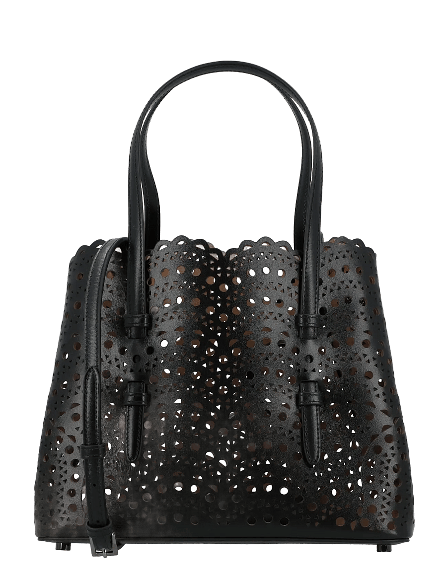 Alaia - Mina 25 Tote Bag - tote bags - black - 0