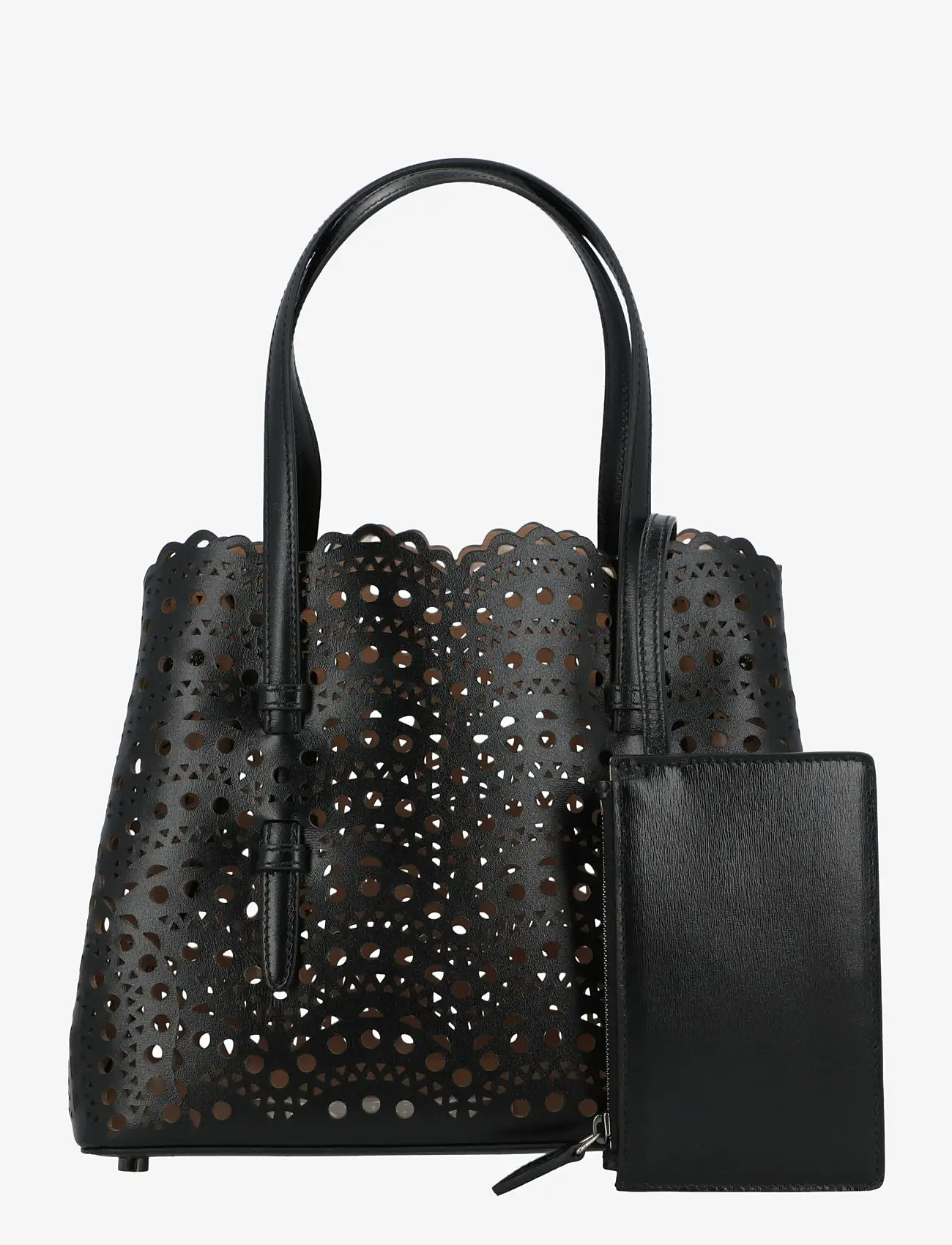 Alaia - Mina 25 Tote Bag - tote bags - black - 3