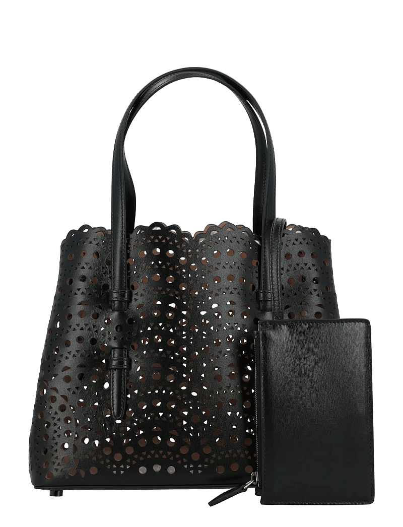 Alaia - Mina 25 Tote Bag - tote bags - black - 3