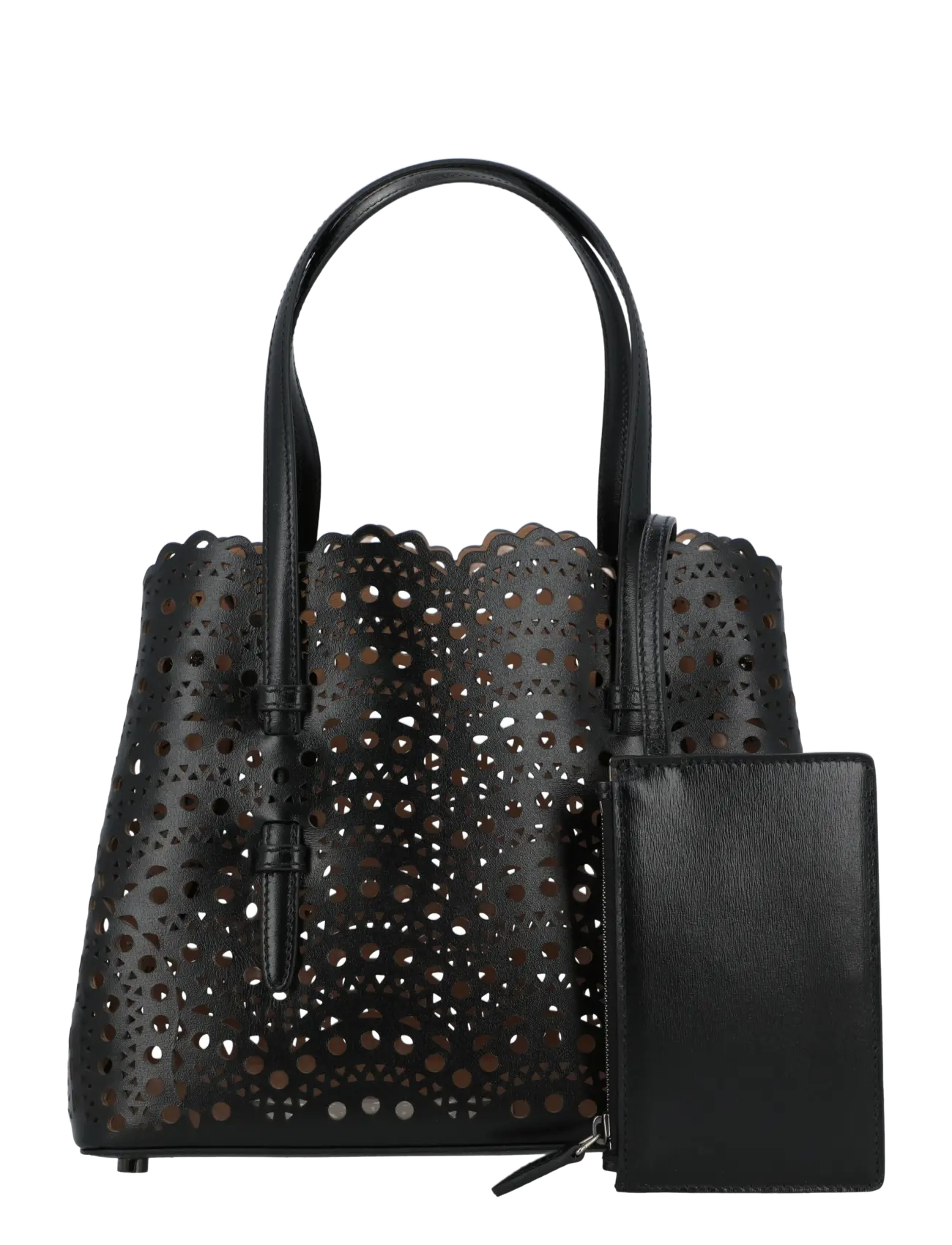 Alaia - Mina 25 Tote Bag - tote bags - black - 3