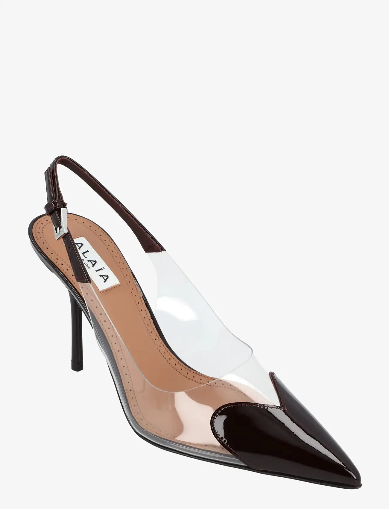 Alaia - Le Cœur Slingbacks - slingbacks med hæle - brown - 0