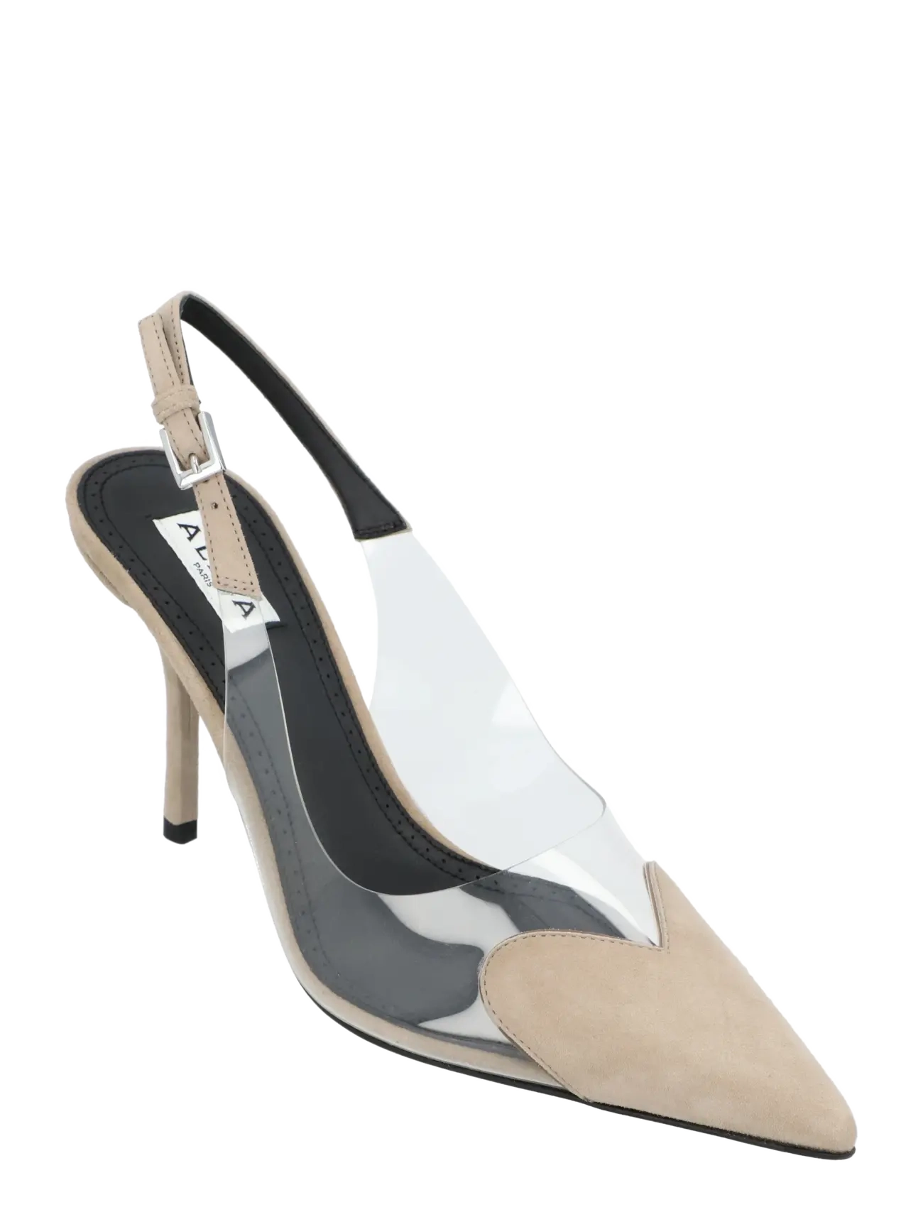 Alaia Le Cœur Slingback Pumps, 41, Beige, Sling Backs > Heeled Slingbacks, Dame