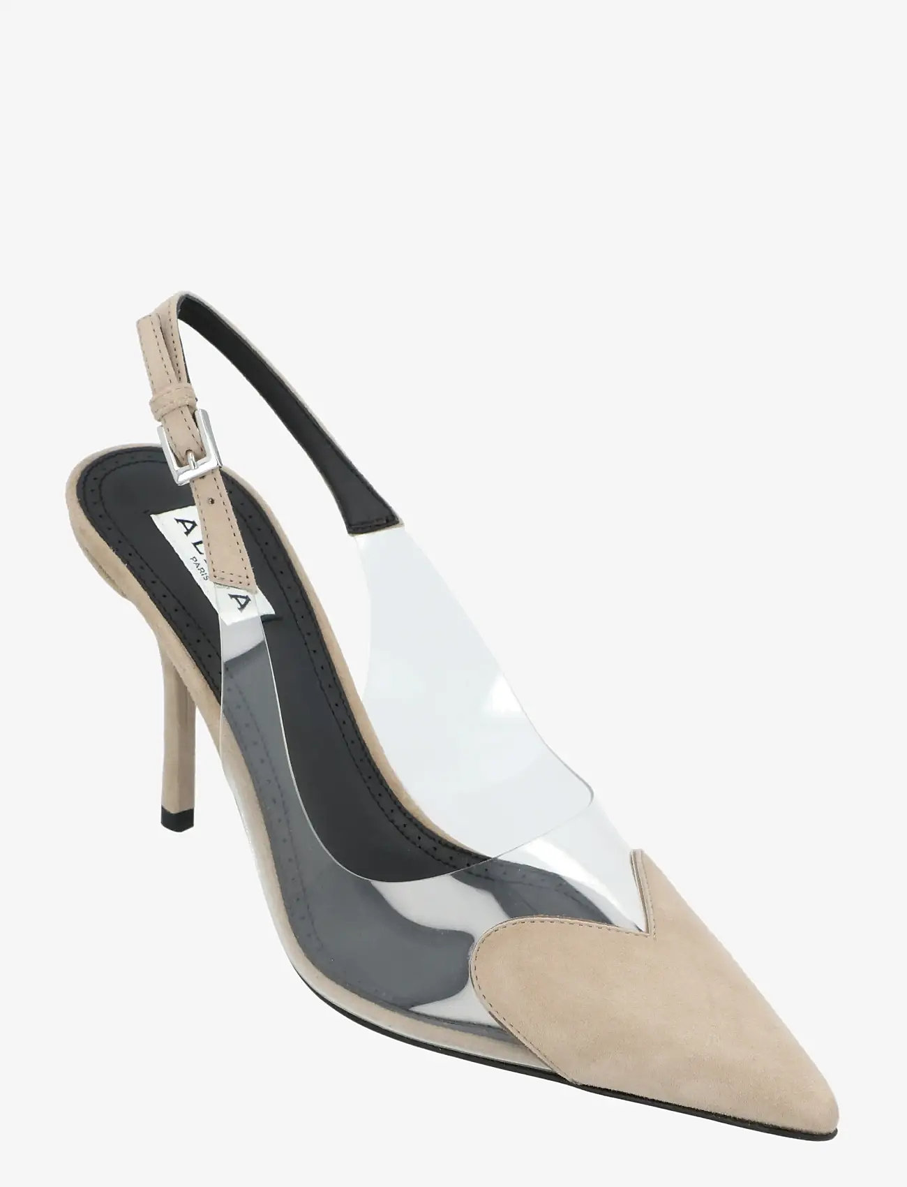 Alaia - Le Cœur slingback pumps - slingbacks met hak - beige - 0