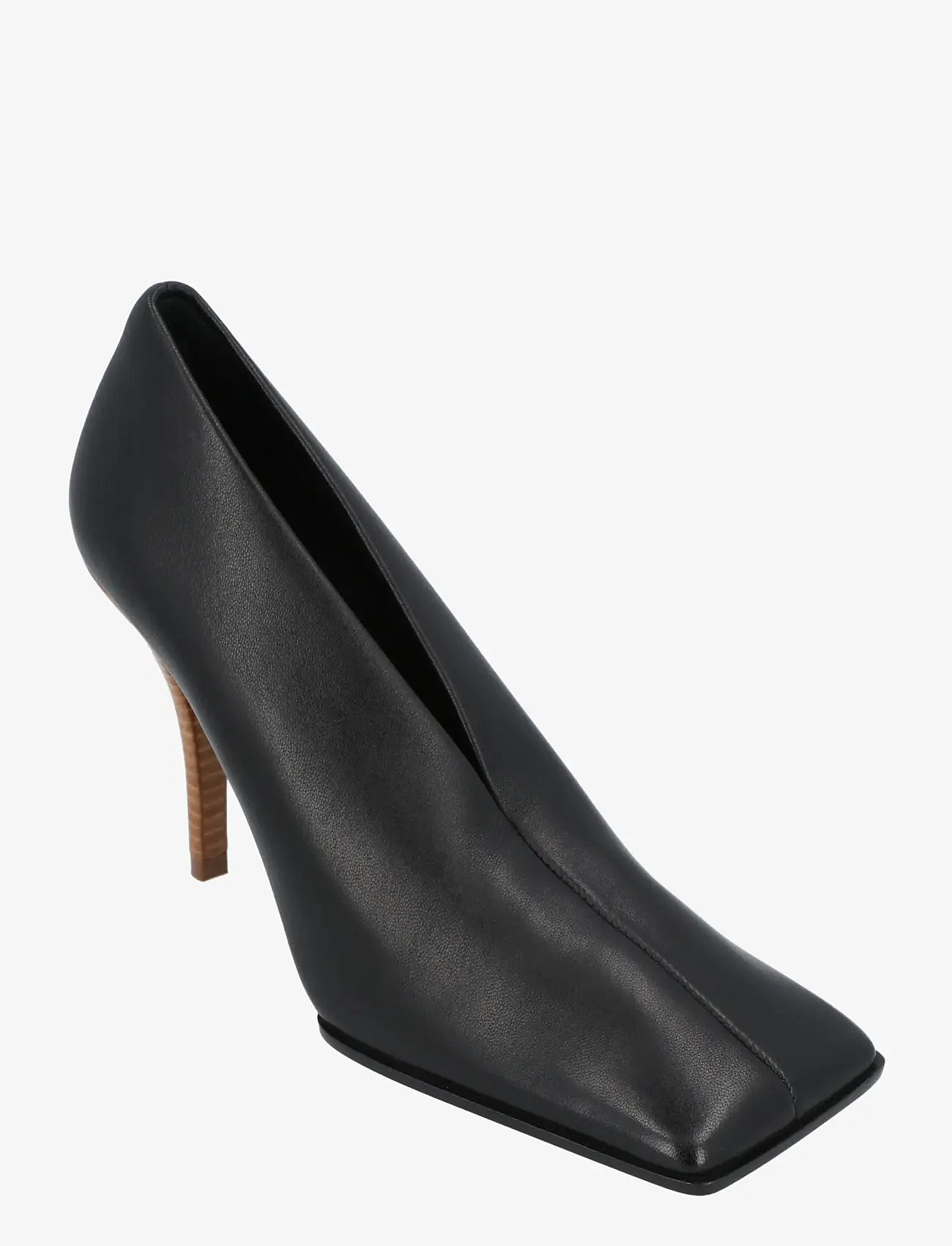 Alaia - 90 leather pumps - kontsaga kingad - black - 0