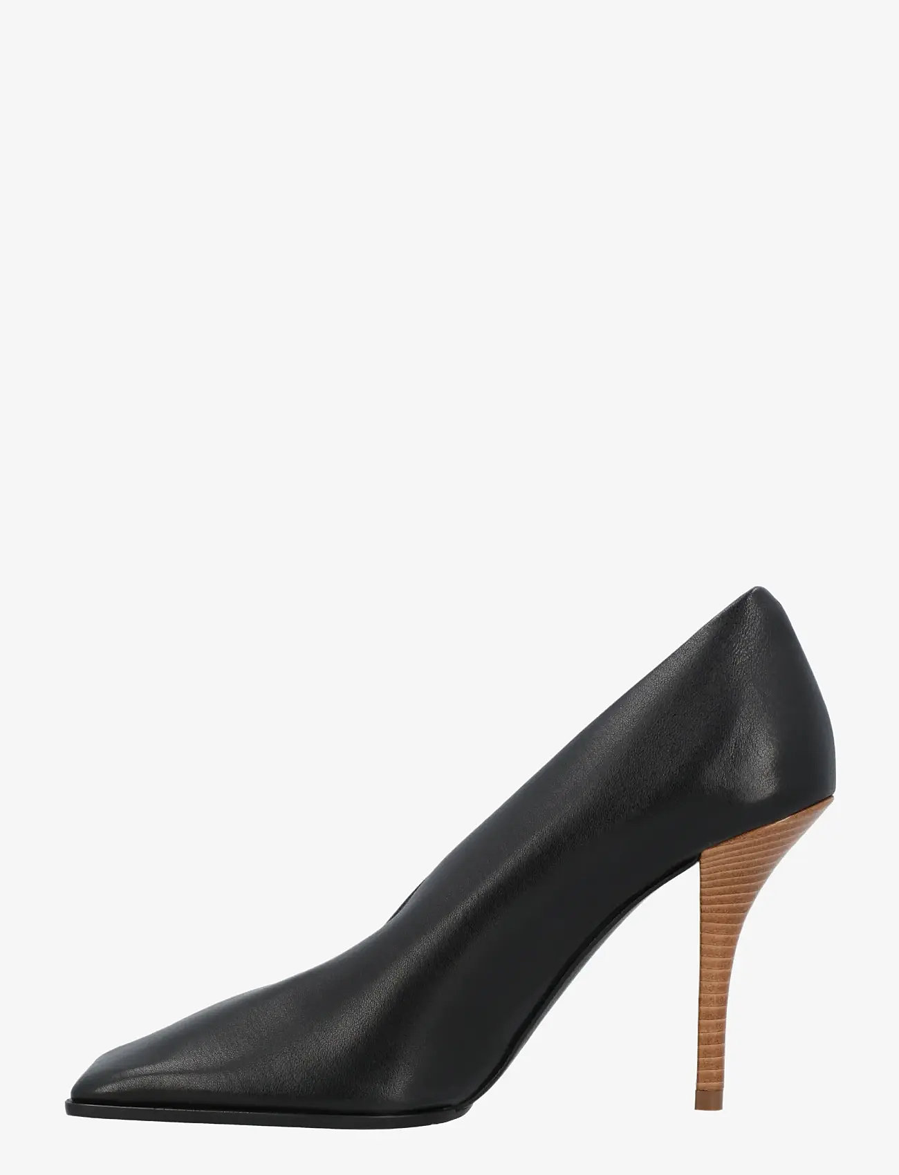 Alaia - 90 leather pumps - kontsaga kingad - black - 1
