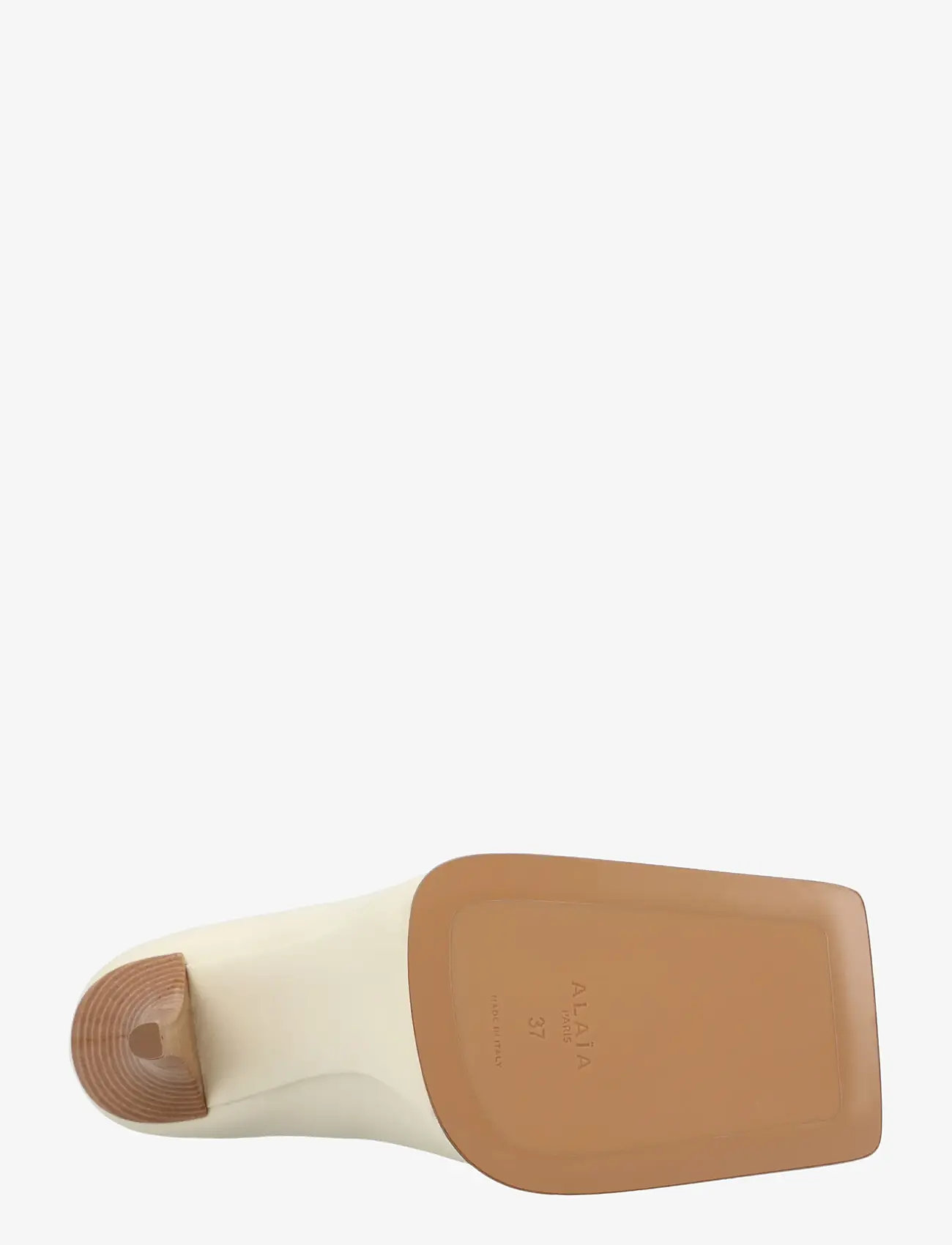 Alaia - 90 leather pumps - pumps - cream - 2