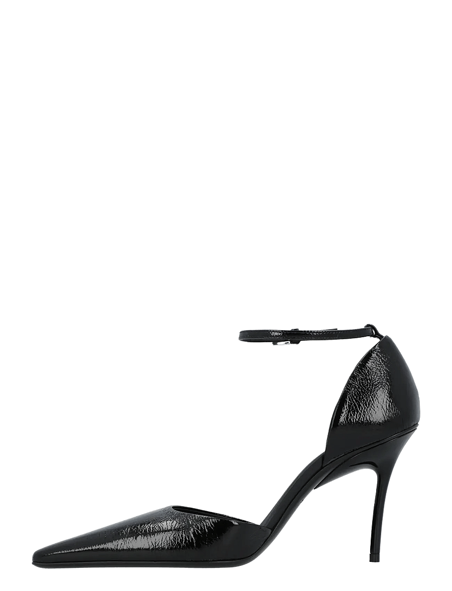 Alaia - Black Patent Leather D'Orsay Pumps 90 - pumps - black - 1