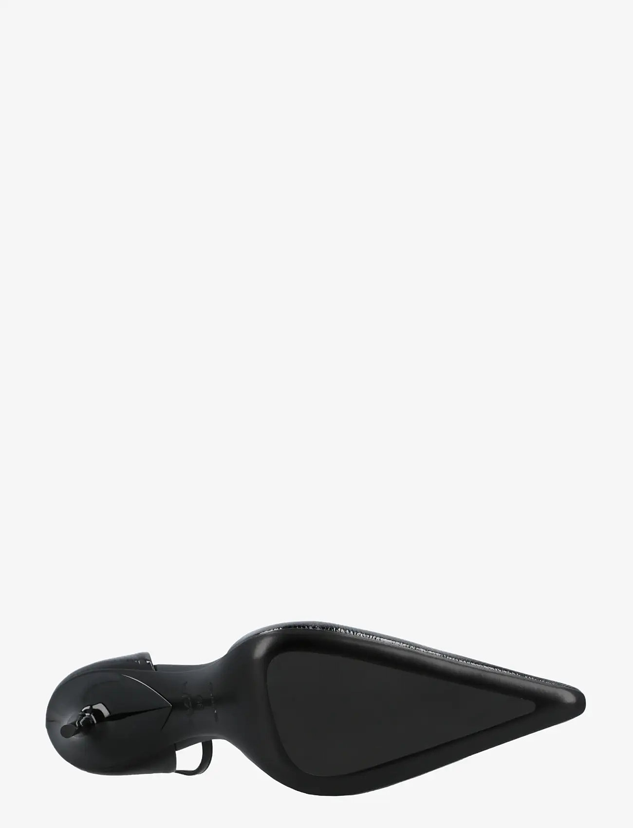 Alaia - Black Patent Leather D'Orsay Pumps 90 - pumps - black - 2