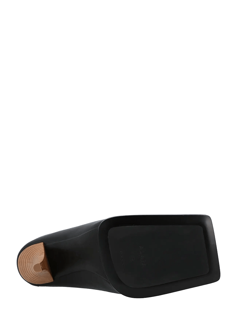 Alaia - 90 leather mules - pantoletten mit absätzen - black - 2