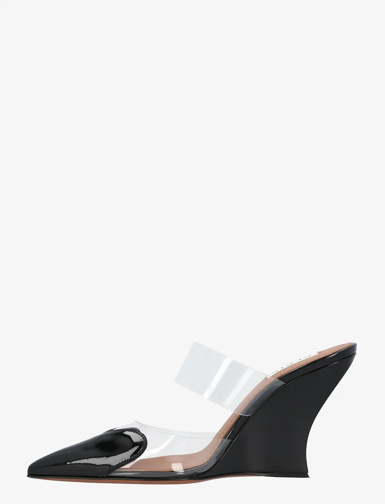 Alaia - Le Cœur Wedge Mules - mules med hæle - black - 1