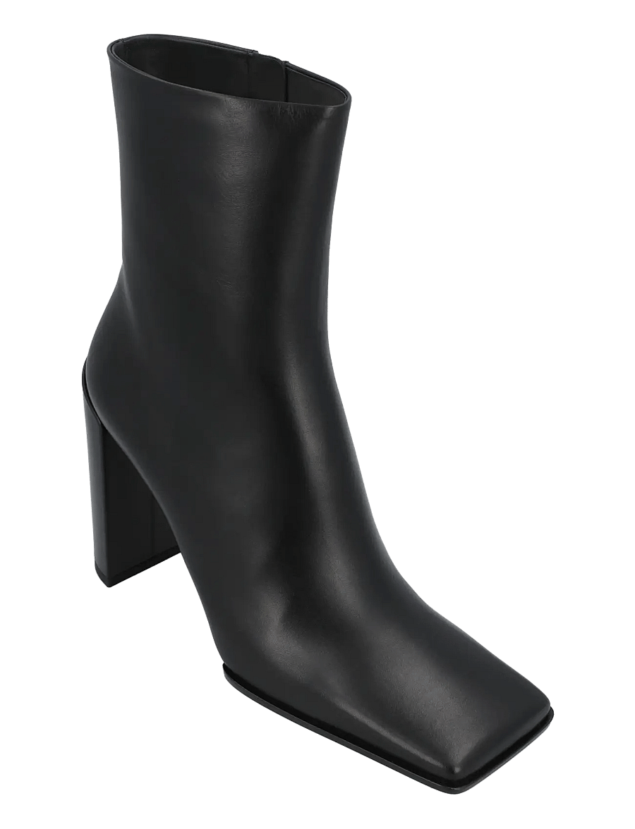 Alaia - Square-toe ankle boots - kontsaga poolsaapad - black - 0
