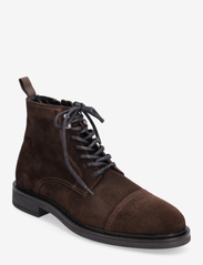 ALDO - UNILIS201 - støvler med snøre - dark brown - 0