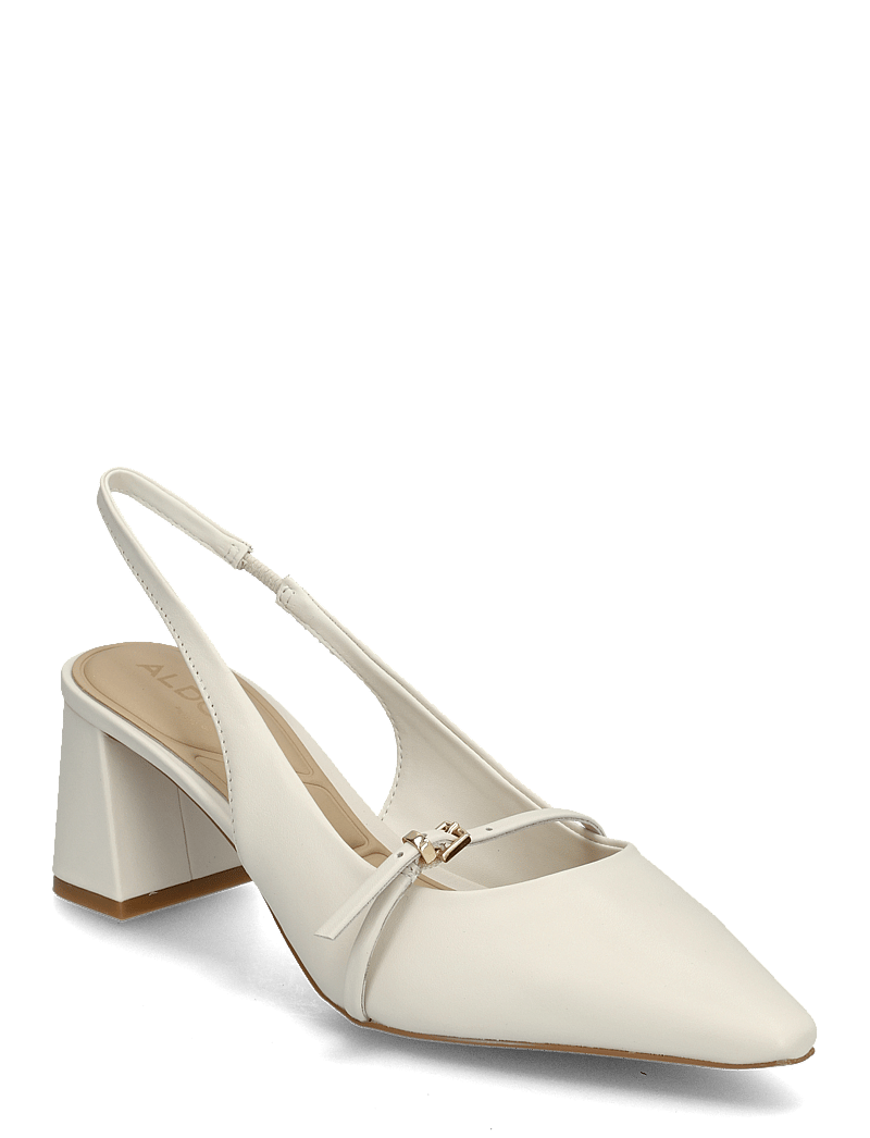 ALDO - SKEPPER - högklackade slingbacks - white/bone - 0