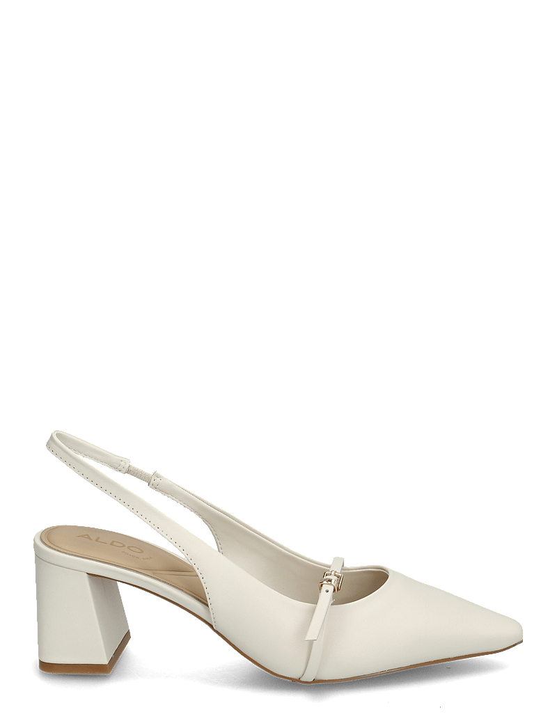 ALDO - SKEPPER - högklackade slingbacks - white/bone - 1