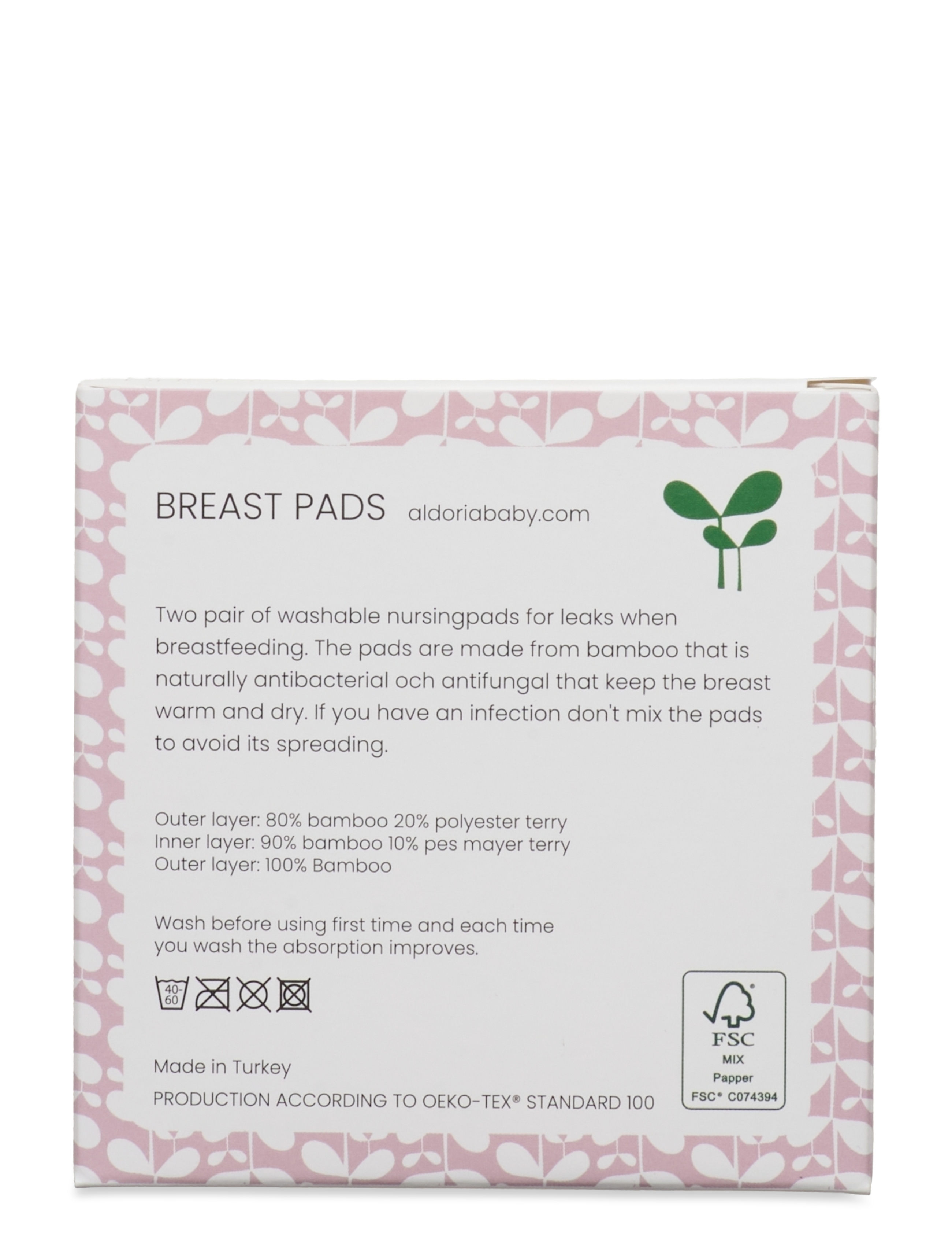 Aldoria baby - Aldoria High Absorbant Breast Pads - amningsprodukter - white - 1