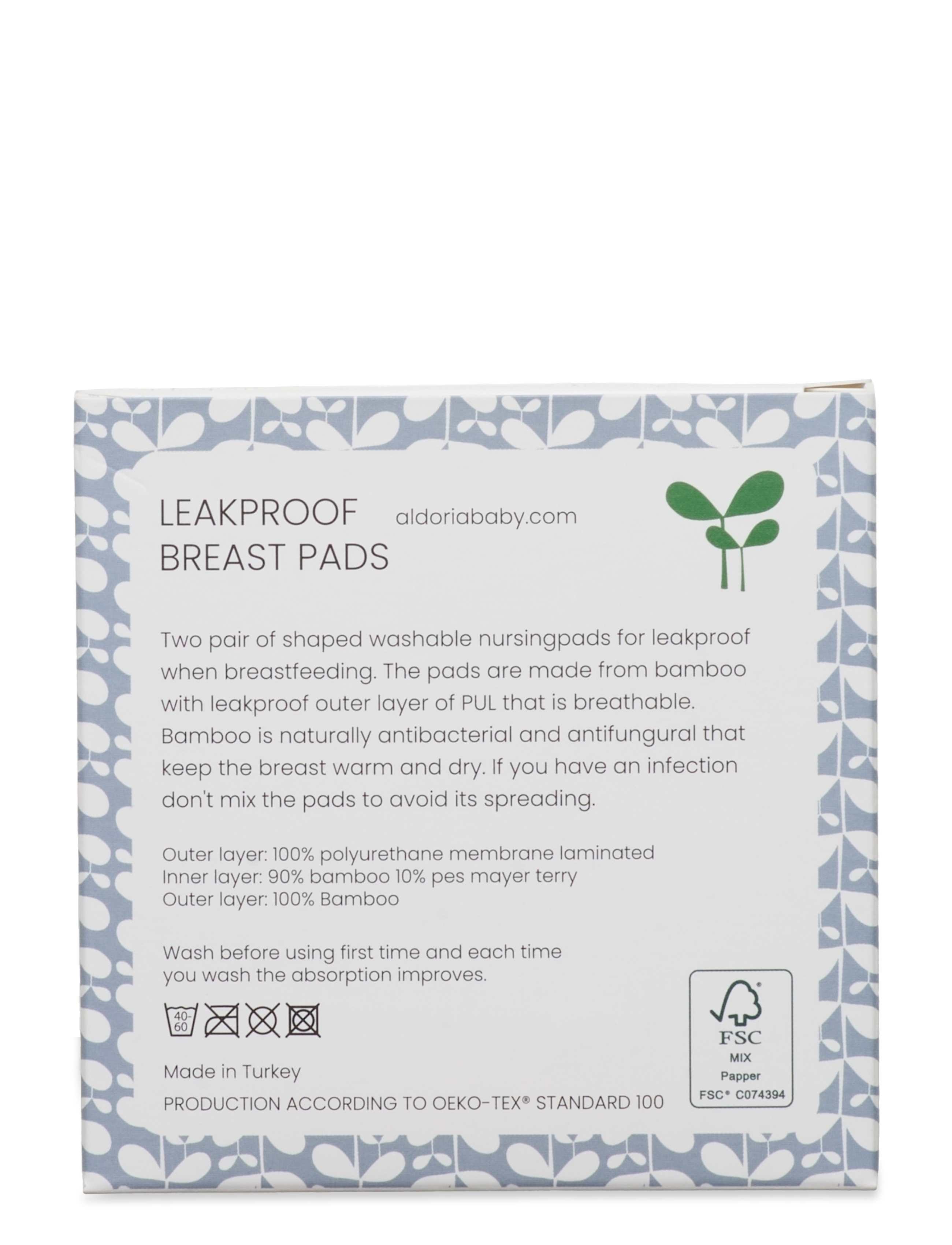 Aldoria baby - Aldoria High Leakproof Breast Pads - preces barošanai ar krūti - white - 1