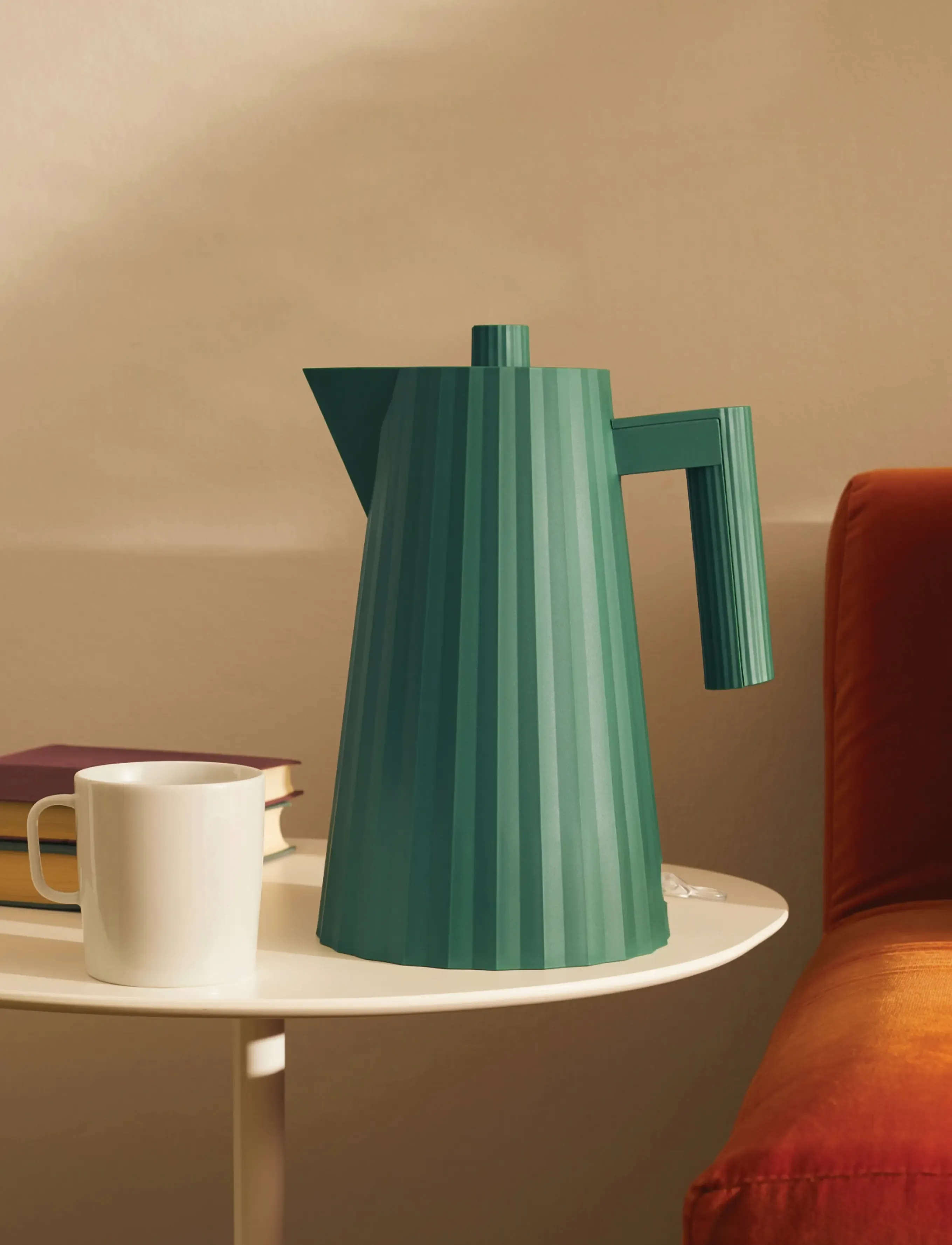 Alessi Electric Kettle In Thermoplastic, Green European Plug 2400W, 2400 W, Kitchen Appliances, Grün - Kettles & Water Boilers, Homeware