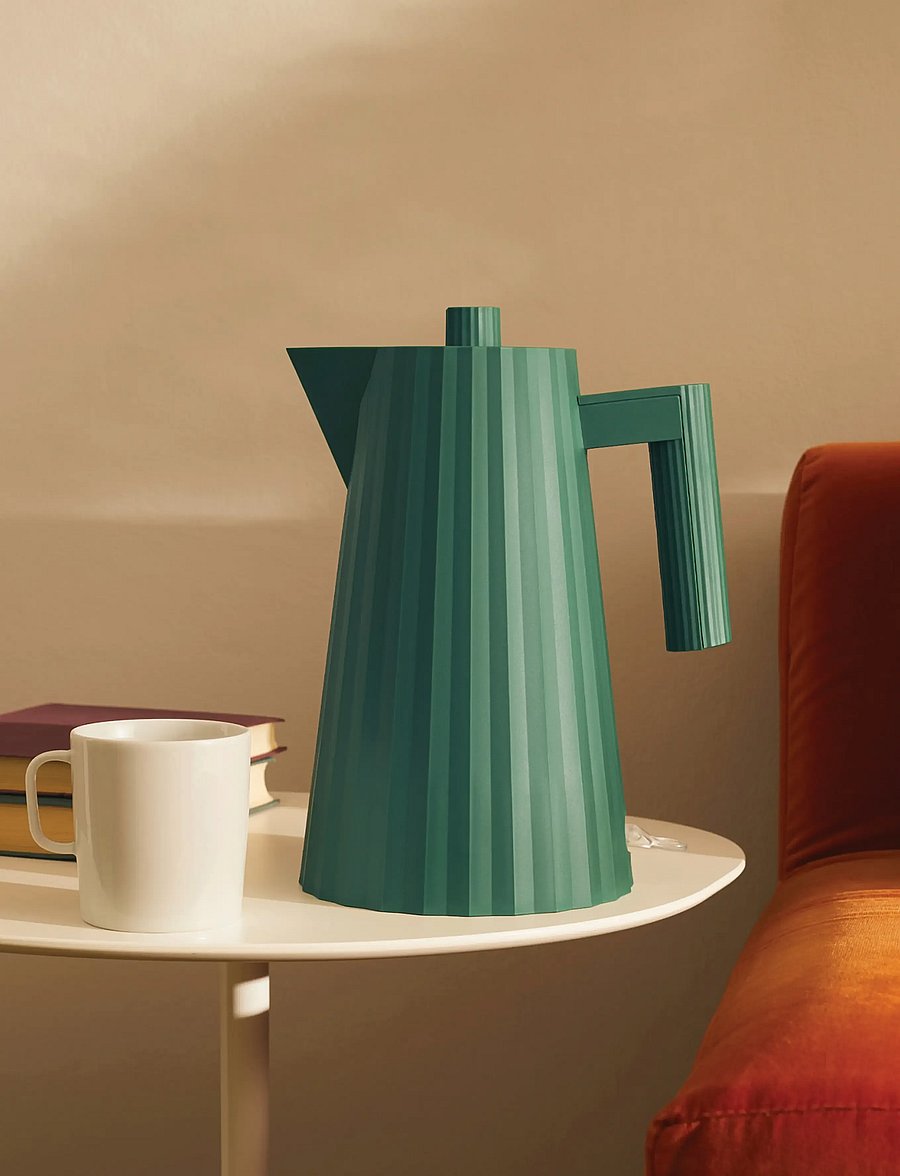 Alessi - Electric kettle in thermoplastic, green European plug 2400W - wasserkessel & wasserkocher - green - 0