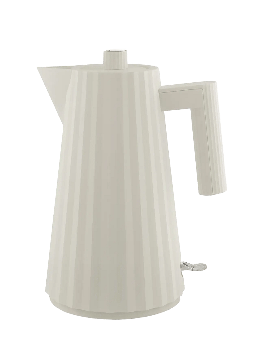 Alessi - Electric kettle in thermoplastic, white European plug 2400W - elektriskās tējkannas un katli - white - 1