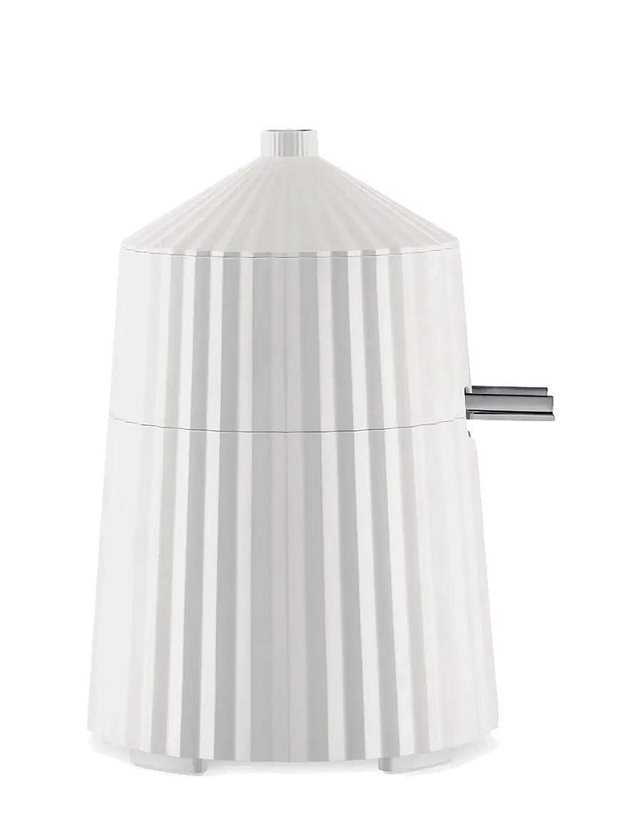 Alessi - Electric citrusi thermoplastic, white European plug 80W - tsitrusepressid - white - 1