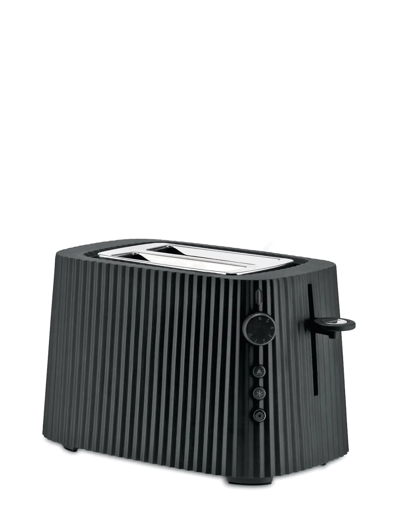 Alessi Wide Grate In Thermoplastic, Black European Plug 850W, 850 W, Black, Køkkenmaskiner > Brødristere, Unisex