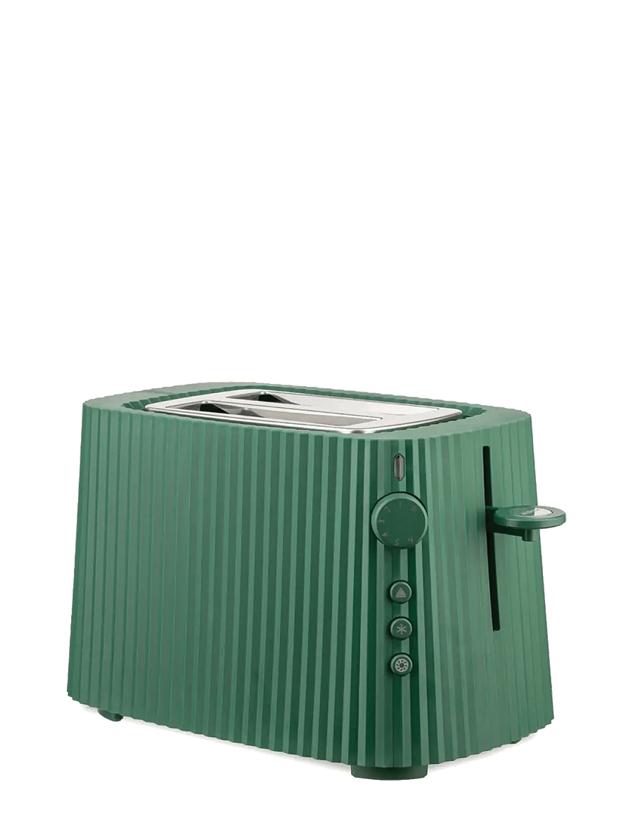 Alessi - Wide grate in thermoplastic, green European plug 850W - rösterid - green - 1