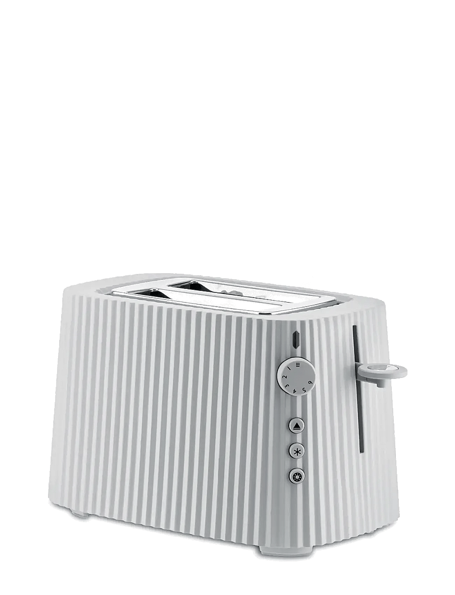 Alessi - Wide grate in thermoplastic, white European plug 850W - rösterid - white - 1