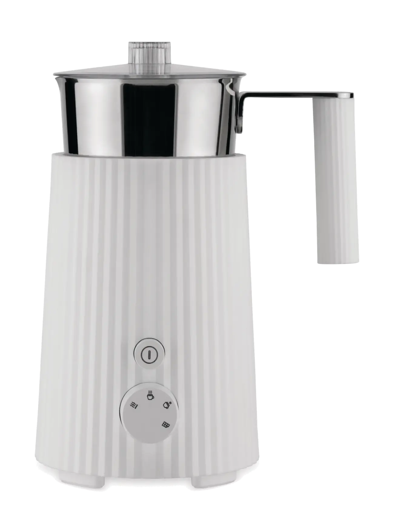 Alessi Multifunctional induction milk frother in thermoplastic, white Jug in 18/10 Eu plug 600 W - Köök - WHITE / white
