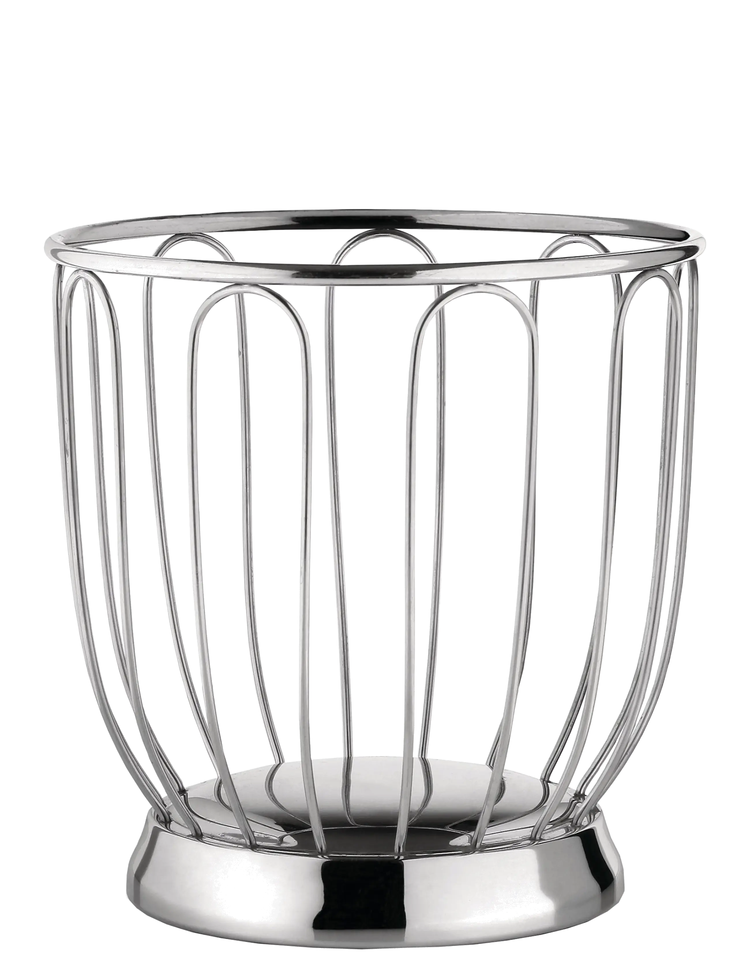 Alessi Citrus Basket I 18/10 Rostfri Spegel Polerad, Brødkasse og kurv, Sølv, Str: D19CM
