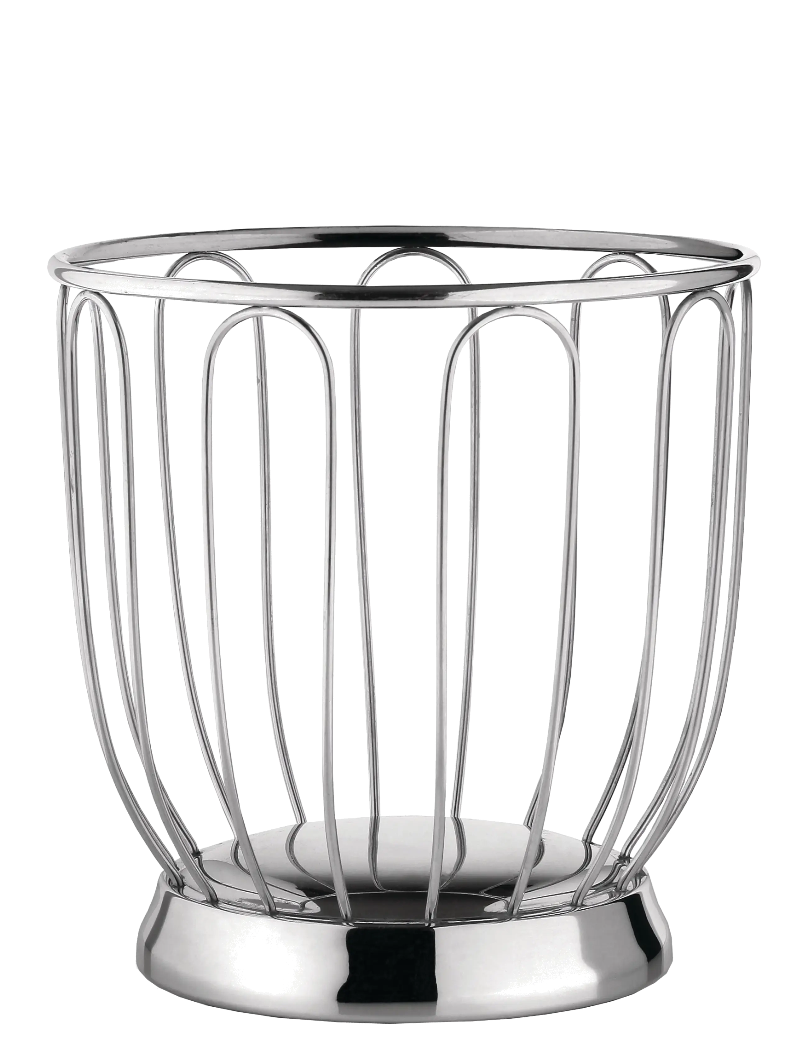 Alessi rus basket in 18/10 stainless steel mirror polished - Schüsseln - STEEL / silver