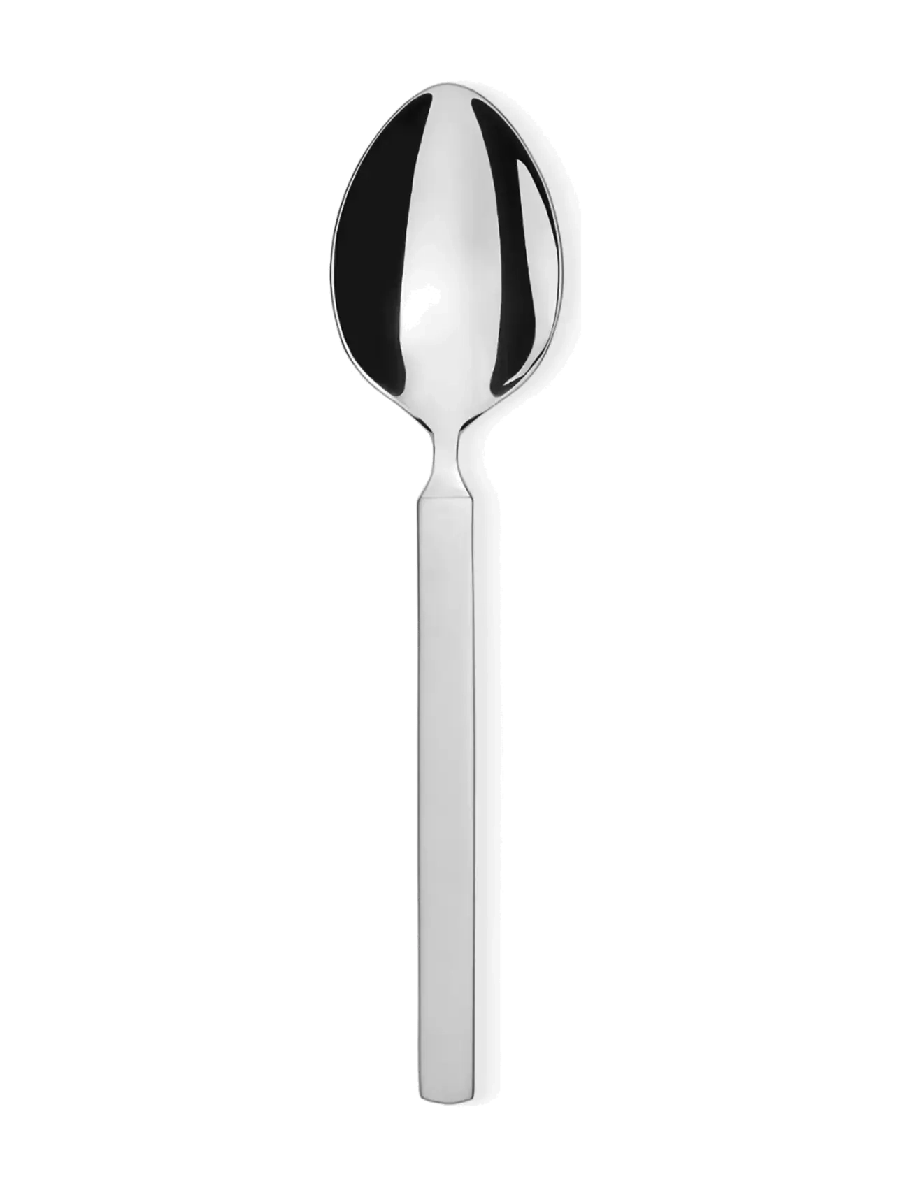 Alessi Serving spoon i 18/10 mirror-polished stainless steel med matt handtag - Skjeer - STEEL / silver