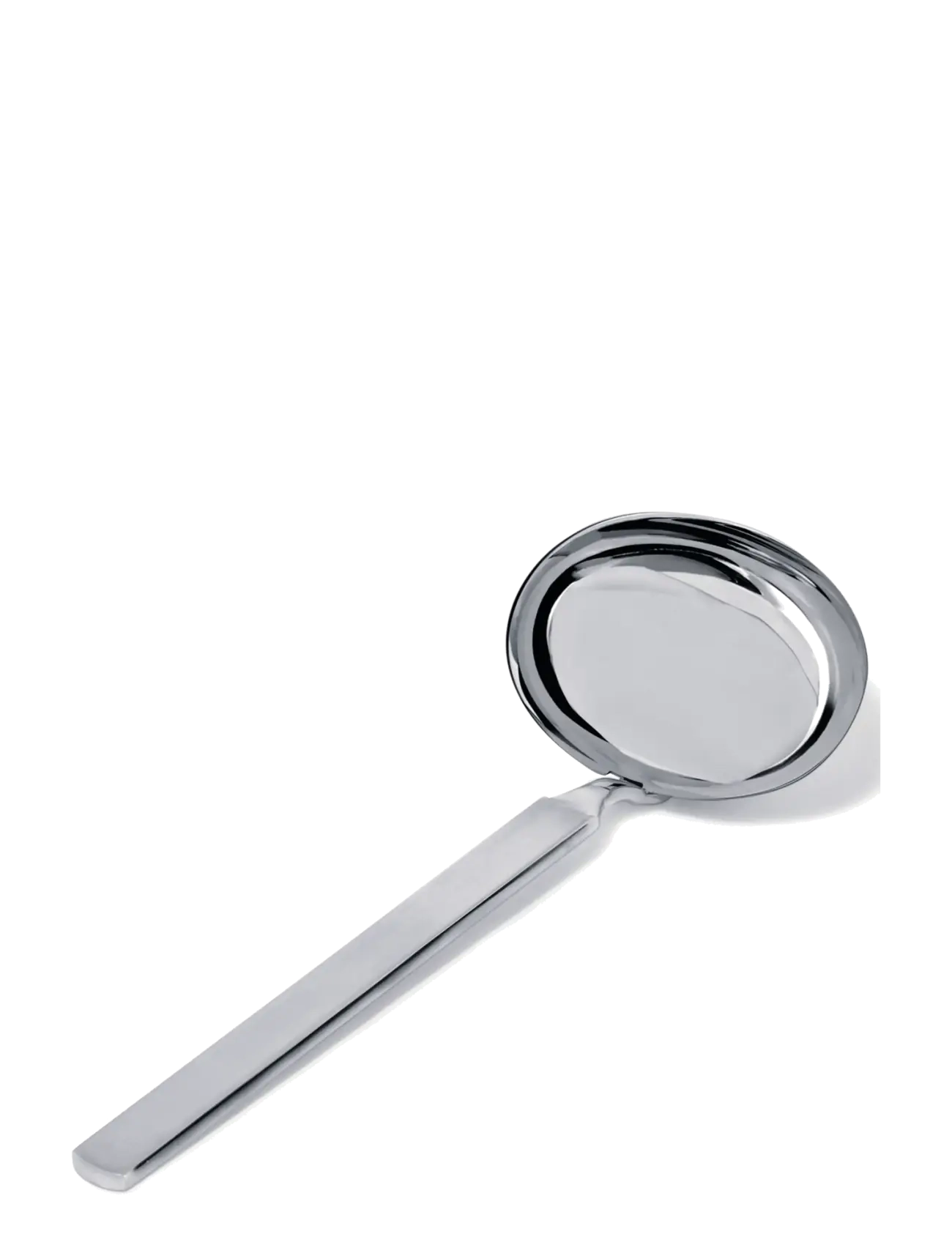 Alessi Sauce spoon i 18/10 stainless steel mirror-polished med matte handtag - Skjeer - STEEL / silver
