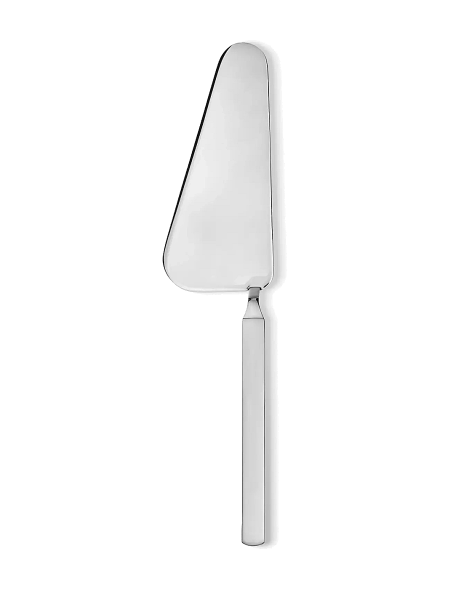 Alessi - Cake server i 18/10 stainless steel, mirror-polished med matte handtag - kuchenmesser - steel - 2