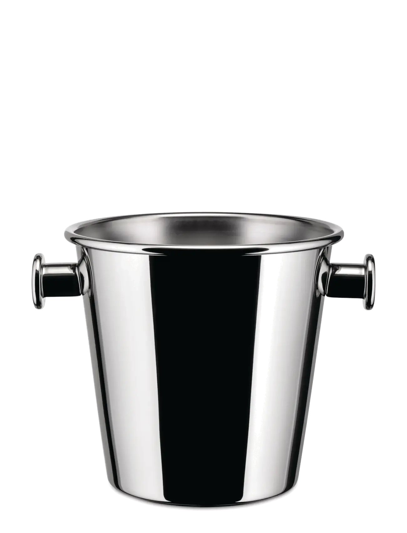 Alessi Wine Cooler With Handle For Two Bottles Of Wine In 18/10 Mirror-Polished,Matt Finish Interior, Flaskekøler, Sølv, Str: D25CM