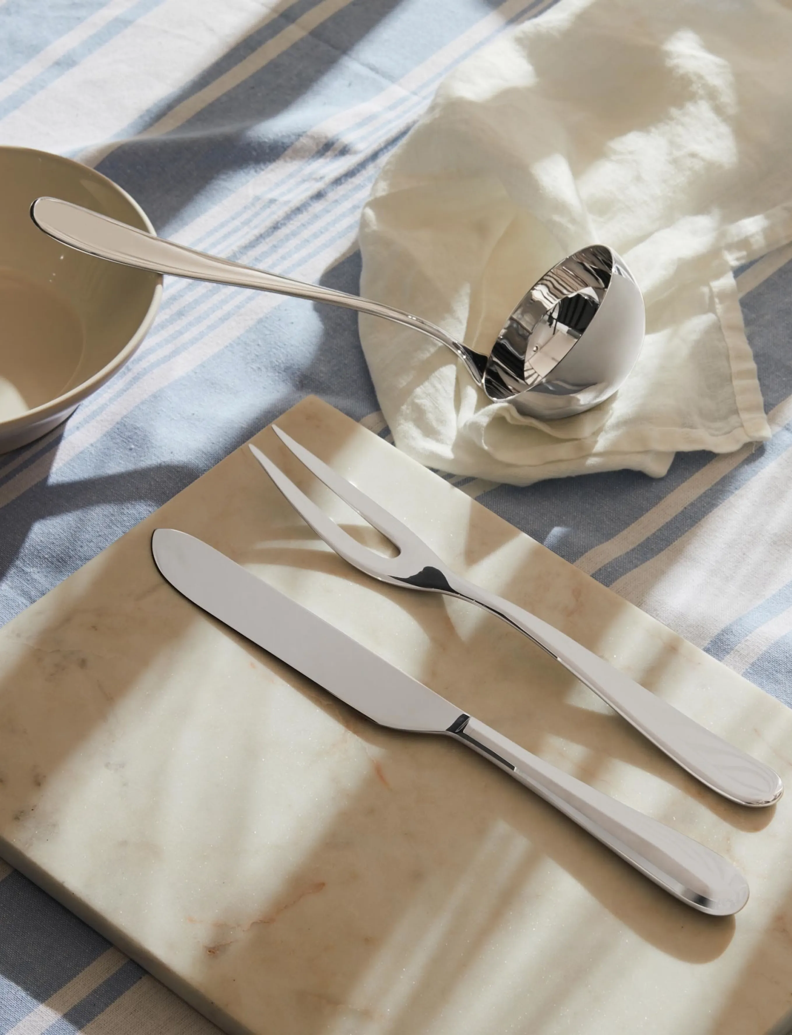 Alessi Ladle I 18/10 Stainless Steel, L:26 cm, Kitchen Tools, Silber - Spoons & Ladels, Homeware