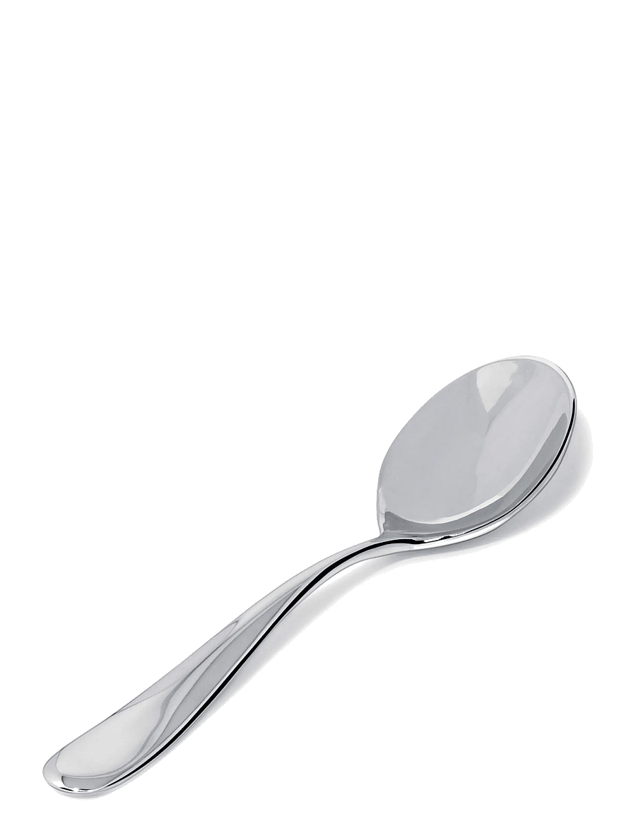 Alessi - Serving spoon i 18/10 stainless steel - serveerimislusikad - steel - 1
