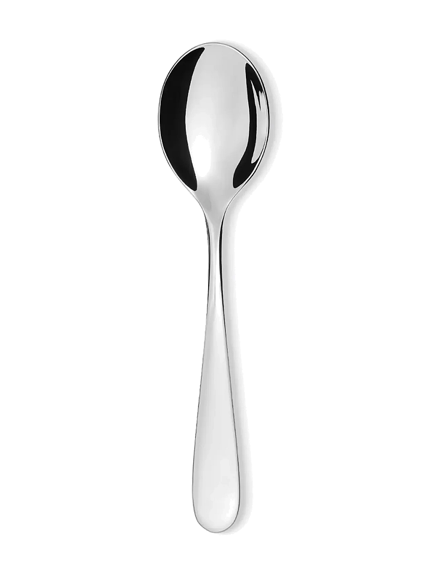 Alessi - Serving spoon i 18/10 stainless steel - serveerimislusikad - steel - 2