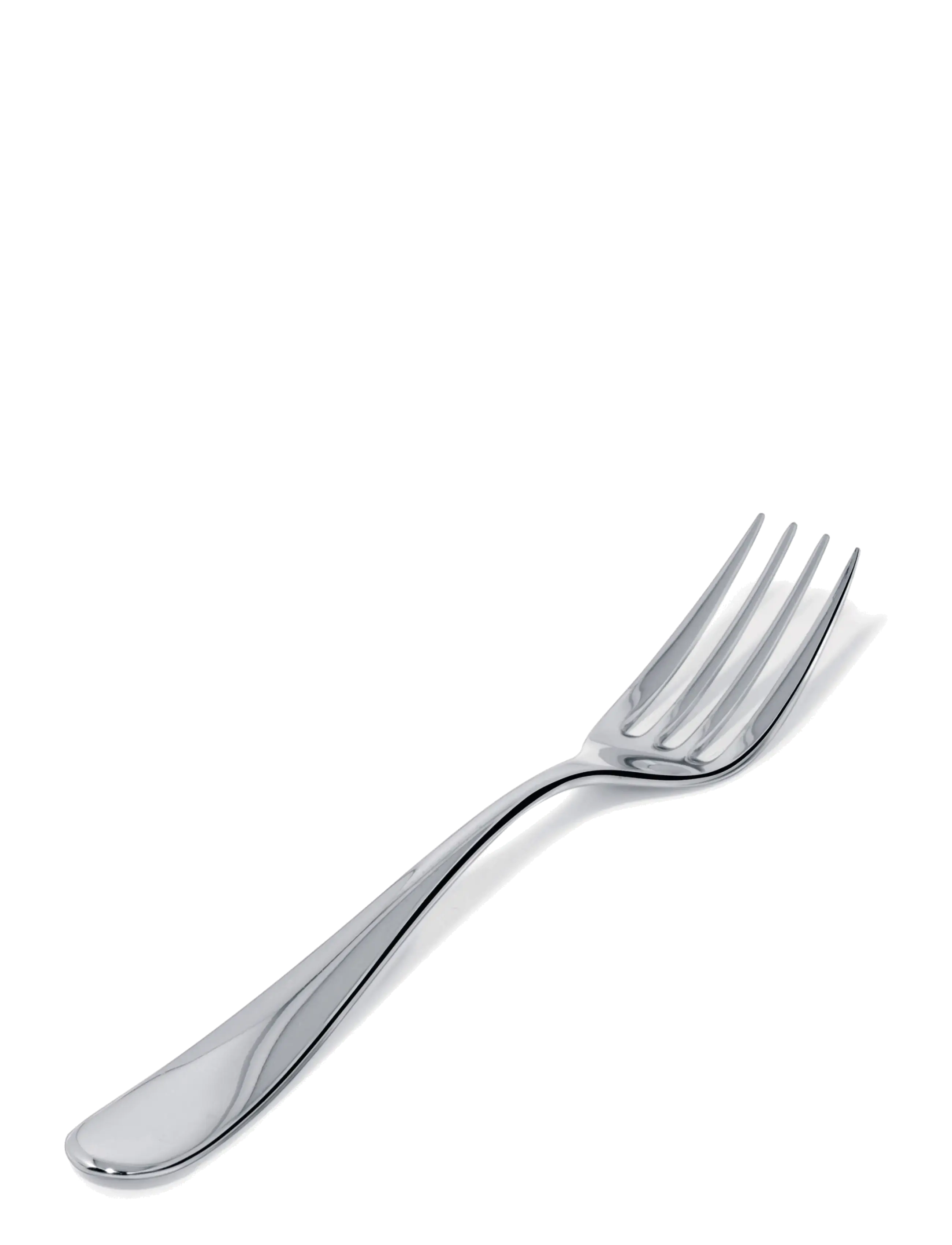 Alessi Serving Fork I 18/10 Stainless Steel, Gaffel, Sølv, Str: L:24CM