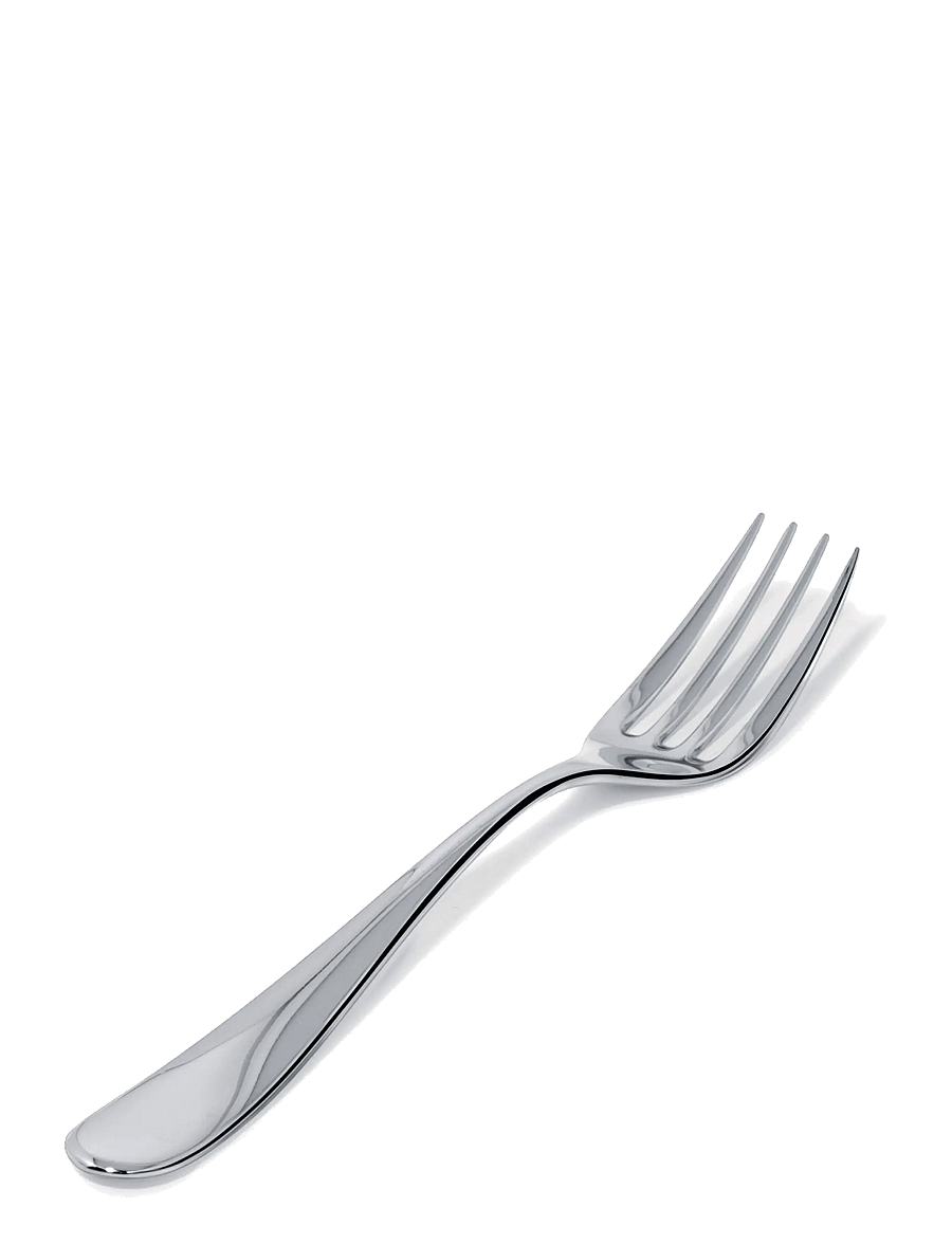 Alessi - Serving fork i 18/10 stainless steel - dakšiņas - steel - 1