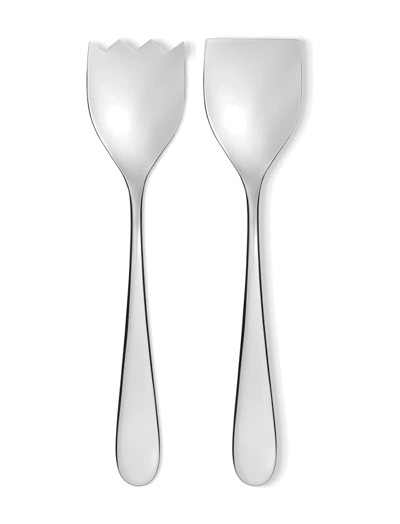 Alessi - Salad set i 18/10 stainless steel - salatbesteck - steel - 2