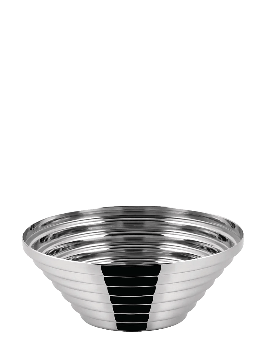 Alessi - Round basket i 18/10 mirror-polished stainless steel - puuviljakausid - steel - 1